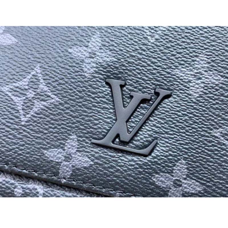 Authentic LOUIS VUITTON Monogram Eclipse District PM M46255  #M46-255-A00-0000