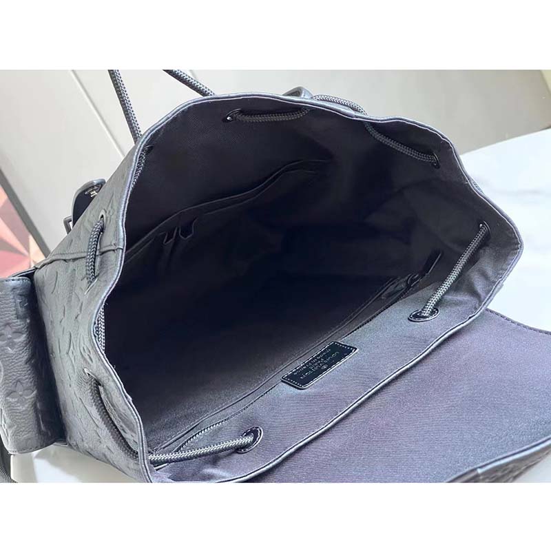 Matte Black Taurillon Christopher Backpack MM Silver Hardware