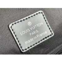 Louis Vuitton LV Unisex Christopher MM Backpack Black Taurillon Cowhide Leather (11)