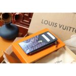 Louis Vuitton LV Unisex Coin Card Holder Blue Taurillon Cowhide Leather - Image 5
