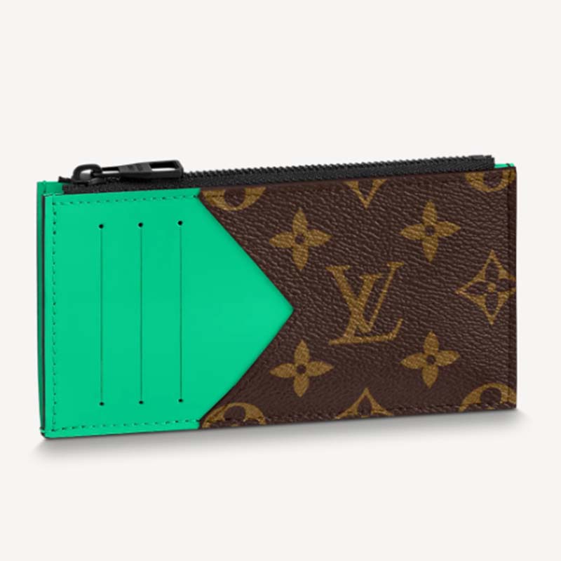 LOUIS VUITTON Monogram Velvet Flask Holder Green 1209211