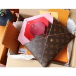 Louis Vuitton LV Unisex Kirigami Pochette Brown Monogram Coated Canvas Cowhide Leather - Image 5