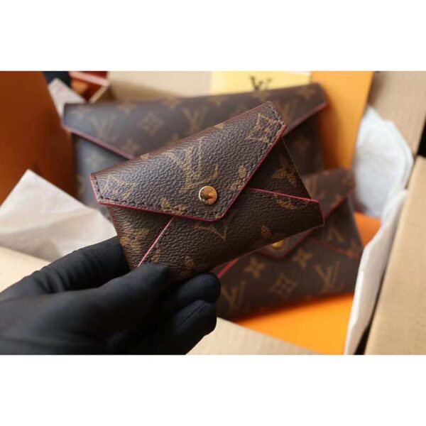 Louis Vuitton LV Unisex Kirigami Pochette Brown Monogram Coated Canvas Cowhide Leather (10)