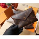 Louis Vuitton LV Unisex Kirigami Pochette Brown Monogram Coated Canvas Cowhide Leather - Image 7