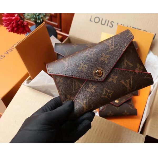 Louis Vuitton LV Unisex Kirigami Pochette Brown Monogram Coated Canvas Cowhide Leather (5)