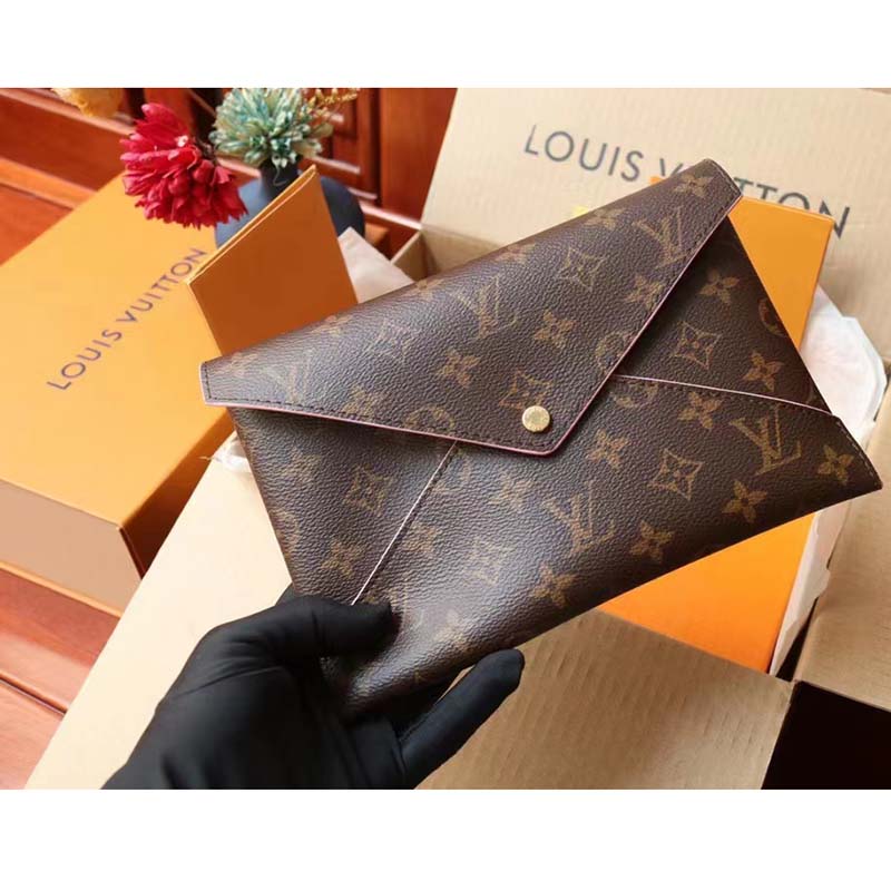 Louis Vuitton Pochette Kirigami Monogram Brown in Coated Canvas with  Gold-tone - US