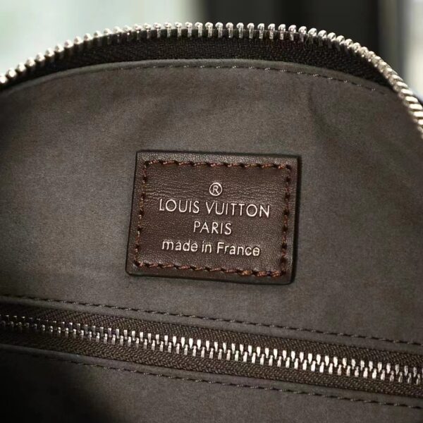 Louis Vuitton LV Women Beaubourg Hobo MM Bag Black Mahina Perforated Calf Leather (5)