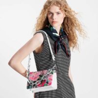 Louis Vuitton LV Women Capucines BB Handbag Multicolor Satin Textile Crystals Lambskin (5)