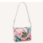 Louis Vuitton LV Damen Capucines BB Handtasche Multicolor Satin Textil Kristalle Lammleder