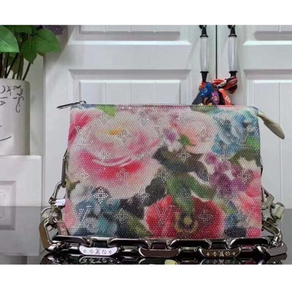 Louis Vuitton LV Women Capucines BB Handbag Multicolor Satin Textile Crystals Lambskin (6)