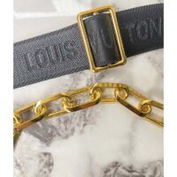 Louis Vuitton LV Women Coussin MM Handbag Navy Blue Lambskin Leather (9)