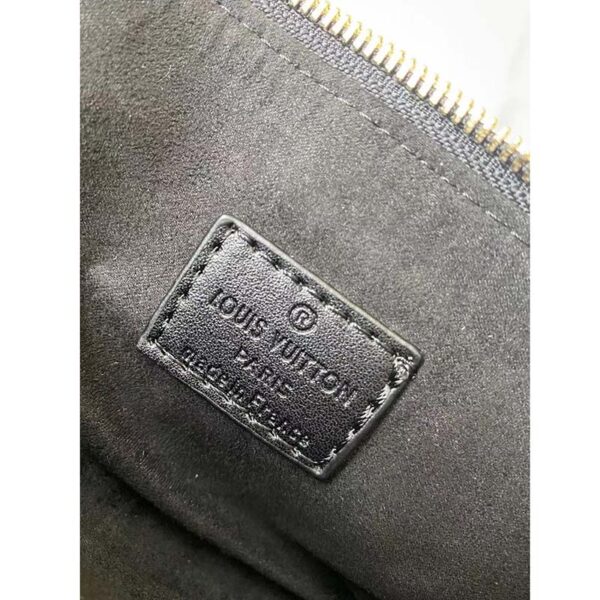 Louis Vuitton LV Women Coussin MM Handbag Navy Blue Lambskin Leather (4)