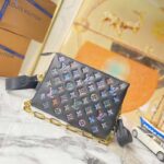 Louis Vuitton LV Women Coussin MM Handbag Navy Blue Lambskin Leather - Image 2