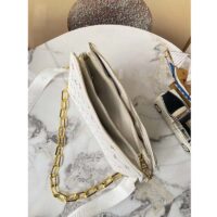Louis Vuitton LV Women Coussin PM Handbag White Lambskin Leather Zip Closure (7)