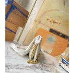 Louis Vuitton LV Women Coussin PM Handbag White Lambskin Leather Zip Closure - Imagen 5