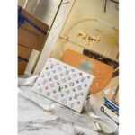 Louis Vuitton LV Women Coussin PM Handbag White Lambskin Leather Zip Closure - Imagen 3