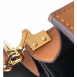 Louis Vuitton LV Women Dauphine MM Handbag Blue Coated Canvas Cowhide Leather - Image 10