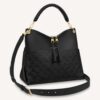 Louis Vuitton LV Women Maida Hobo Handbag Black Embossed Grained Cowhide Leather