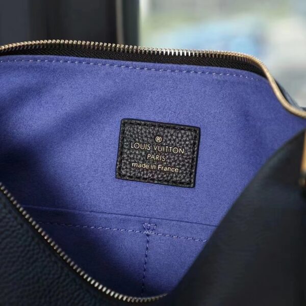 Louis Vuitton LV Women Maida Hobo Handbag Black Embossed Grained Cowhide Leather (6)