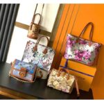 Louis Vuitton LV Women Nano Bucket Gold Coated Canvas Cowhide Leather - Image 7