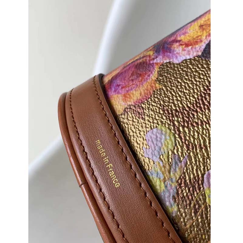 LOUIS VUITTON Nano bucket Shoulder Bag Gold Multicolor M81724 LV Auth  31895a Multiple colors Golden Cloth ref.670113 - Joli Closet