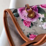 Louis Vuitton LV Women Neverfull MM Tote Bag Silver Coated Canvas Cowhide Leather - Bild 10