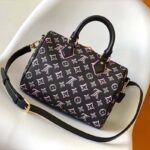 Louis Vuitton LV Women Speedy Bandoulière 25 Handbag Black Monogram Coated Canvas - Image 4