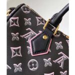 Louis Vuitton LV Women Speedy Bandoulière 25 Handbag Black Monogram Coated Canvas - Image 8
