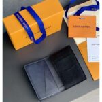 Louis Vuitton Unisex LV Pocket Organizer Monogram Black Taurillon Leather Cowhide Leather - Image 5