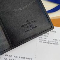 Louis Vuitton Unisex LV Pocket Organizer Monogram Black Taurillon Leather Cowhide Leather (8)