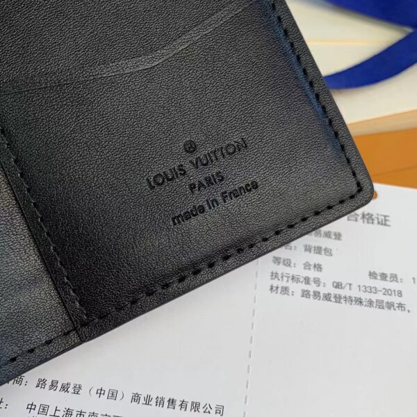 Louis Vuitton Unisex LV Pocket Organizer Monogram Black Taurillon Leather Cowhide Leather (2)