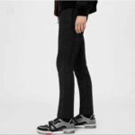 Louis Vuitton Unisex Trainer Sneaker Black Strass Rubber Outsole LV Initials Monogram Flowers – Image 13