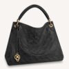 Louis Vuitton Women Artsy MM Handbag Black Monogram Empreinte Embossed Supple Grained Cowhide