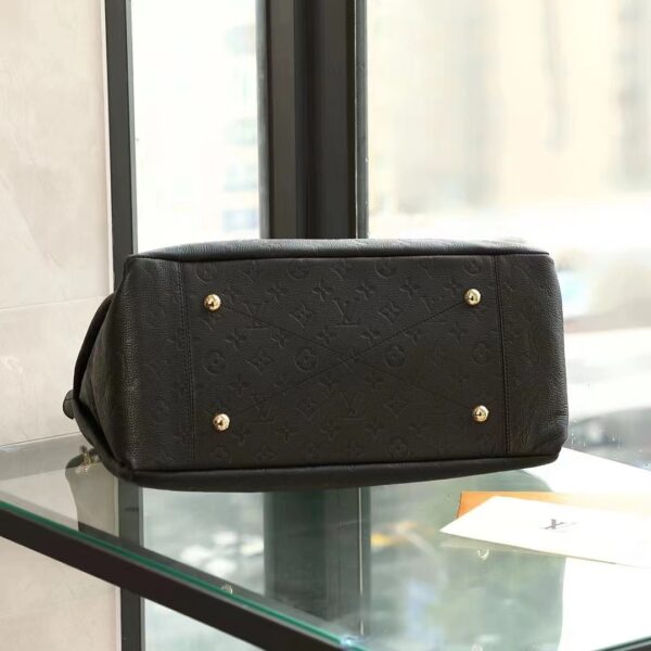 Louis Vuitton Women Artsy MM Handbag Black Monogram Empreinte Embossed Supple Grained Cowhide (3)