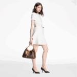 Louis Vuitton Women LV CarryAll PM Handbag Brown Monogram Coated Canvas Microfiber – Image 11