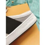 Louis Vuitton Women LV Lous Open-Back Sneaker Light Gray Suede Calf Leather Double Laces - Imagen 15