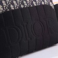 Dior Unisex CD Dior Explorer Bag Beige Black Dior Oblique Jacquard (3)