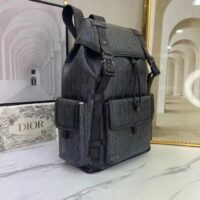 Dior Unisex CD Hit The Road Backpack Black CD Diamond Canvas (12)