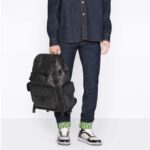 Dior Unisex CD Hit The Road Backpack Black CD Diamond Canvas - immagine 11