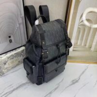 Dior Unisex CD Hit The Road Backpack Black CD Diamond Canvas (12)