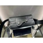 Dior Unisex CD Lingot 22 Bag Black Grained Calfskin - Image 6