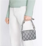 Dior Unisex CD Messenger Pouch Dior Gray CD Diamond Canvas - Image 12