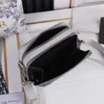 Dior Unisex CD Messenger Pouch Dior Gray CD Diamond Canvas - Image 7