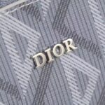 Dior Unisex CD Messenger Pouch Dior Gray CD Diamond Canvas - Image 8