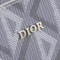 Dior Unisex CD Messenger Pouch Dior Gray CD Diamond Canvas (1)
