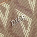 Dior Unisex CD Messenger Pouch Natural CD Diamond Canvas - immagine 8