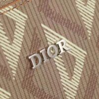 Dior Unisex CD Messenger Pouch Natural CD Diamond Canvas (7)