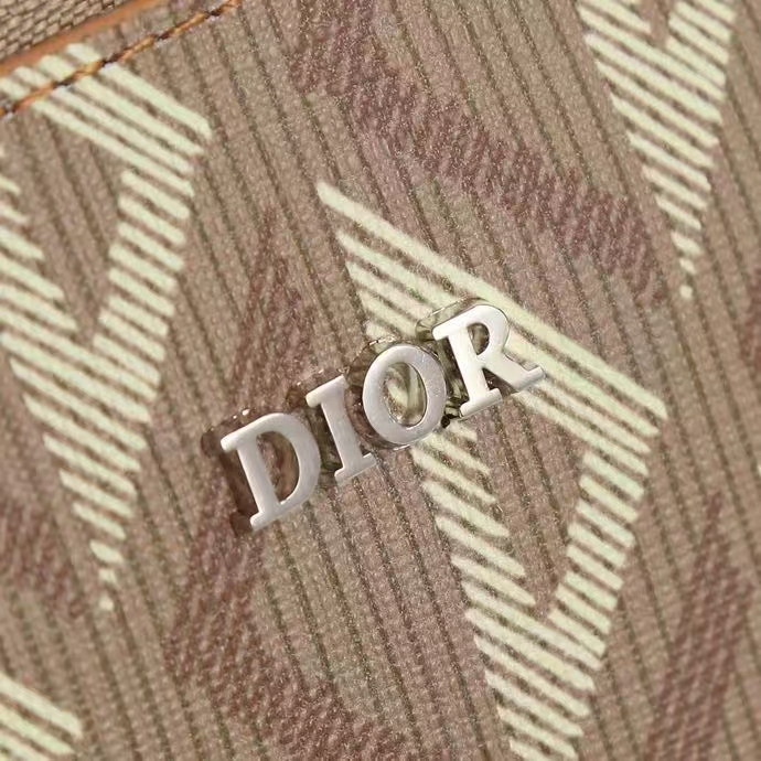 Dior Unisex CD Messenger Pouch Natural CD Diamond Canvas