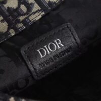 Dior Unisex CD Mini Gallop Bag Strap Beige Black Oblique Jacquard Grained Calfskin (10)