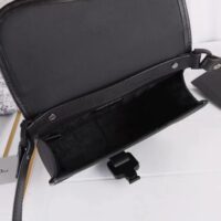 Dior Unisex CD Mini Gallop Bag Strap Black Grained Calfskin (5)